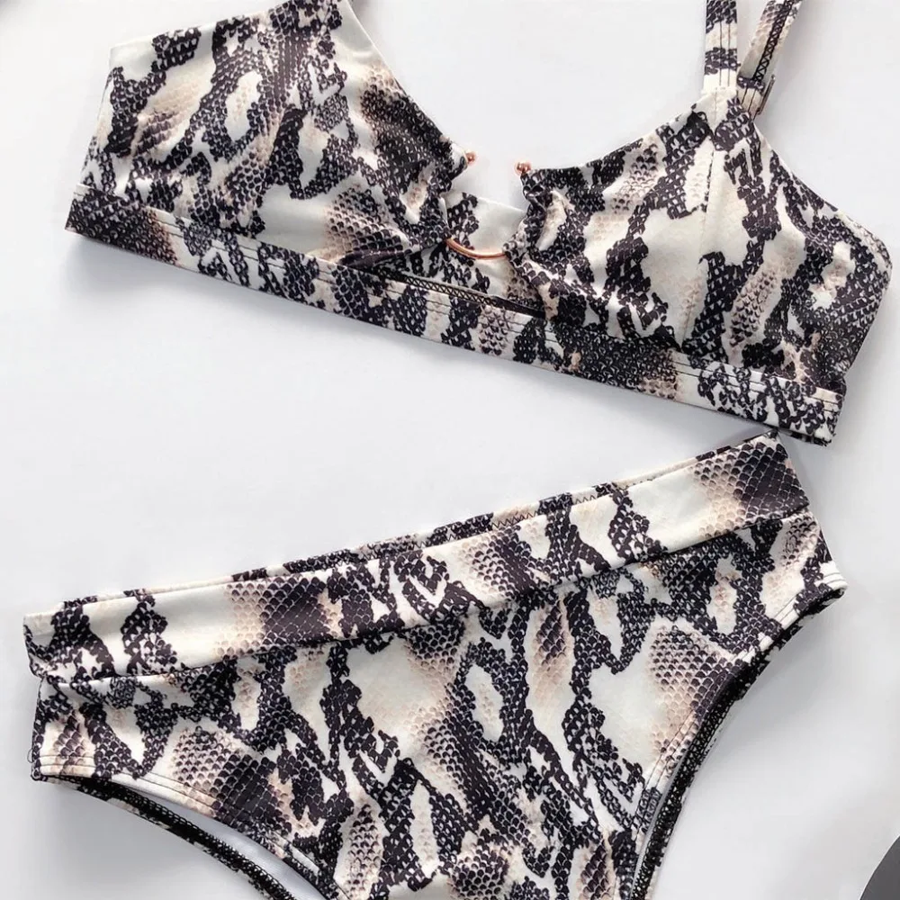 snake print bikini push up (18)