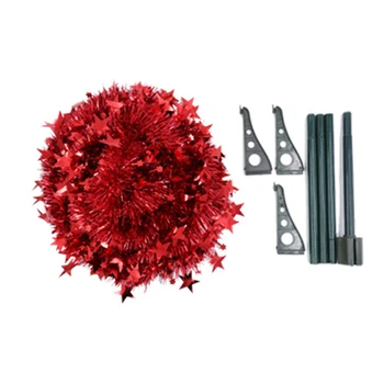 

Hot XD-Christmas Tree Ornament Retractable Christmas Supplies Wool Top Christmas Tree Folding Christmas Decor for Home Party