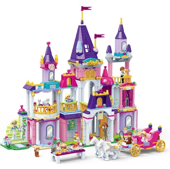

Friends Series House Garden Castle DIY Puzzle Building Blocks Bricks Toys For Children Girls Toy Gifts