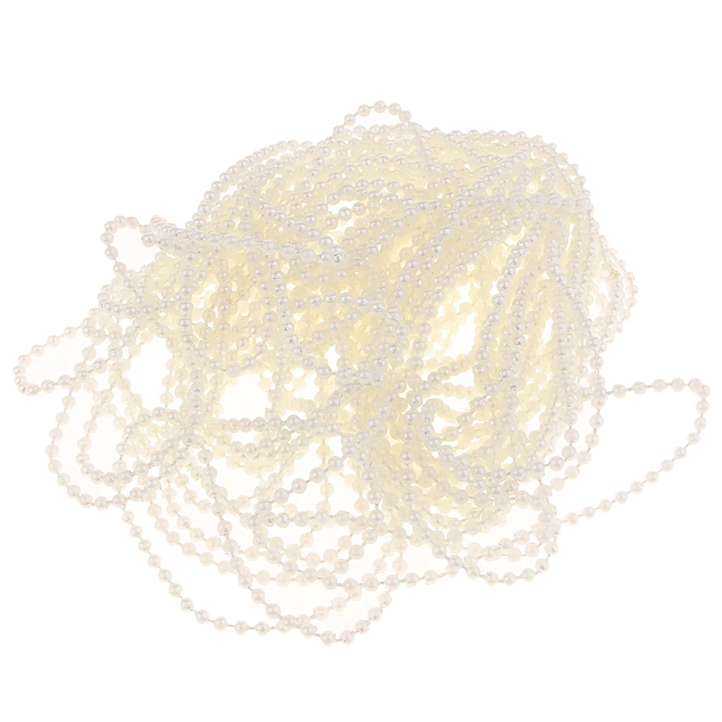 10 Meters 3mm ABS Imitation Pearl Beads Chain Trim for DIY Wedding Party Decoration Jewelry Findings Craft Accessories