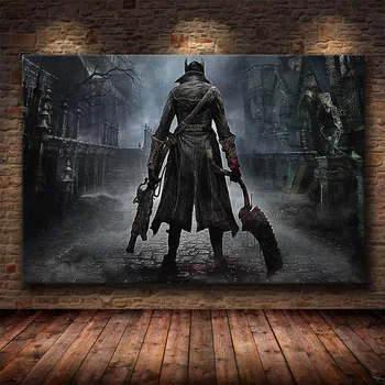 

Unframed The Poster Decoration Painting of Bloodborne on HD Canvas Canvas Painting Art Posters and Prints Painting Pictures