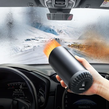 

Car Heater Defroster 12V 150W Car Defogging Snow Heater Upright Windscreen Demister with Air Purification PUO88