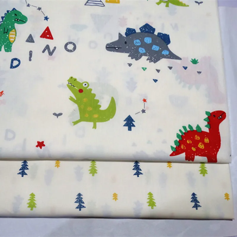 Динозавр на комфортной танкетке для Diy Детская стеганая Подушка Одеяло скрапбук шитье Декор tecidos para costura Tissus Tilda