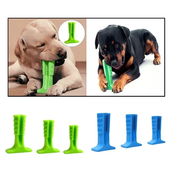 

Teeth Care Brushing Toy Rubber Bite Resistant Cleaning Toy for Medium Large Dog