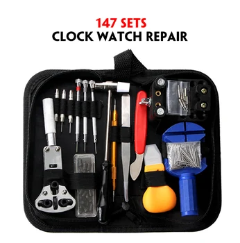 

YIMAKER 147pcs Professional Watch Tools Opener Remover Spring Bar Pry Screwdriver Clock Watch Repair Tool Kit