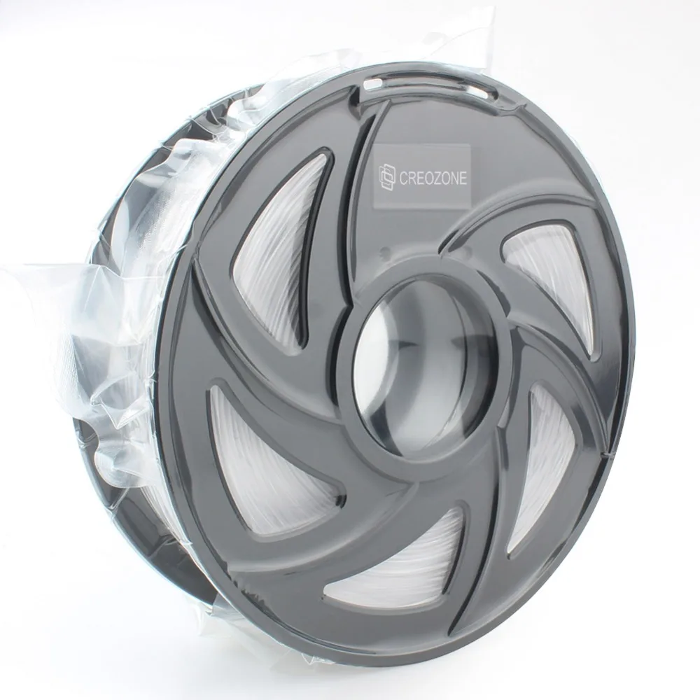CREOZONE TPU Гибкая нить для 3d принтера прозрачный TPU пластик для 3d принтера 1,75 мм 1 кг гибкий TPU материалы для 3D печати