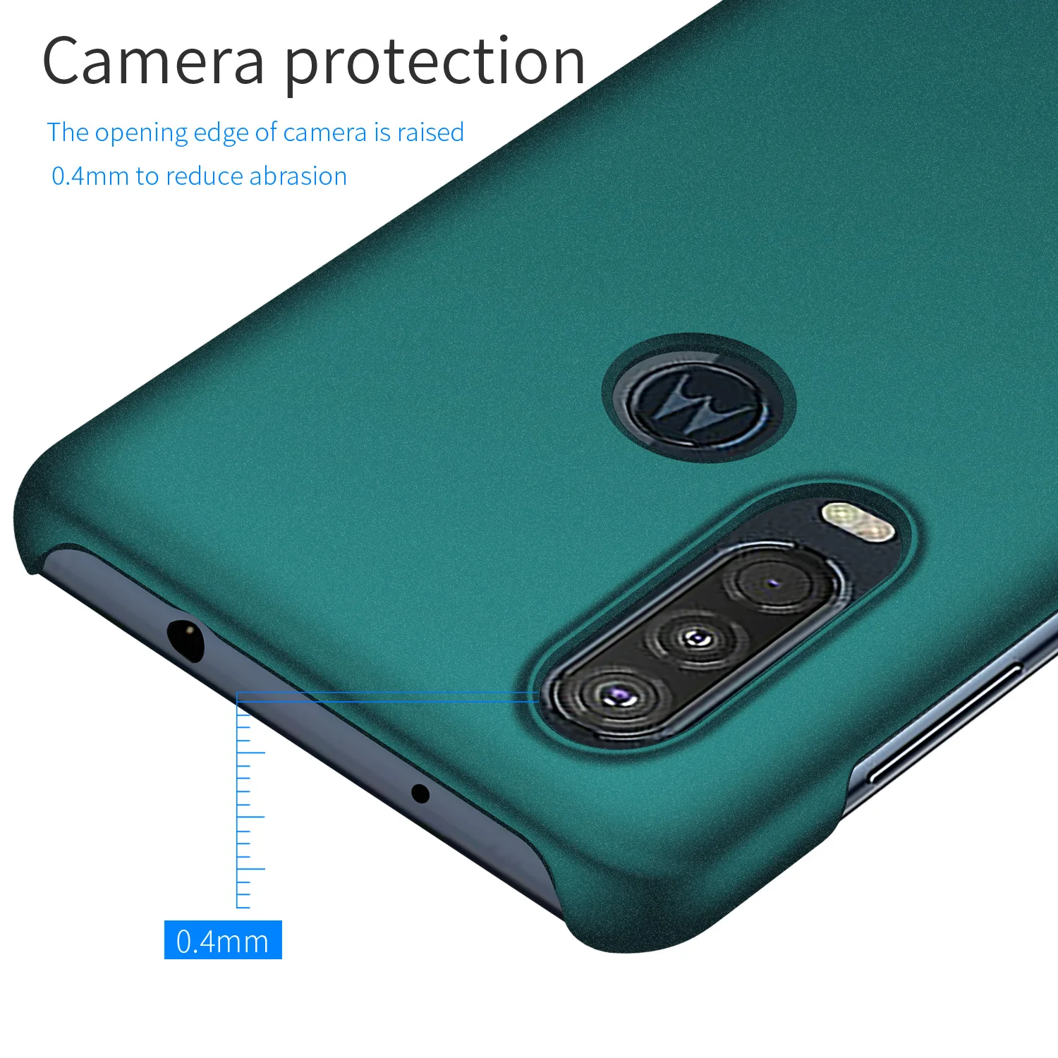 Чехол для Motorola Moto One Action, Роскошный Матовый Жесткий чехол из поликарбоната для Motorola Moto One Vision, задняя крышка XT1941, защитный чехол