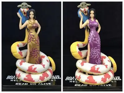 

One Piece/Sea King Gold Clothes/Female Emperor bo ya Hancock Snake Ji Salol Plum Boxed Garage Kit Model