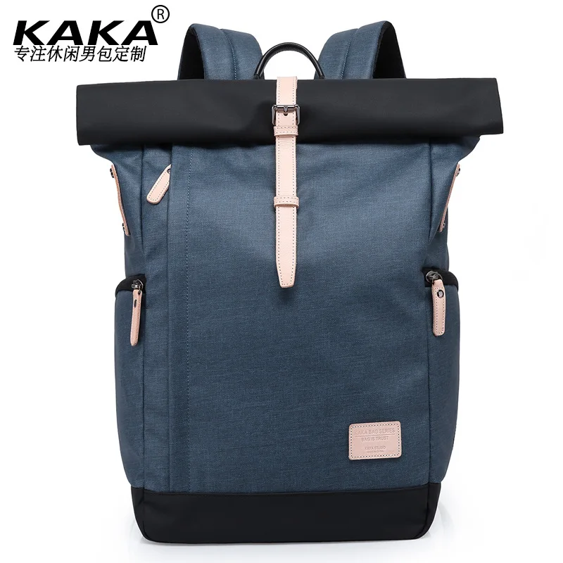 

New Style Men Korean-style Backpack Multi-functional Computer Bag College Student School Bag Oxford Packsack
