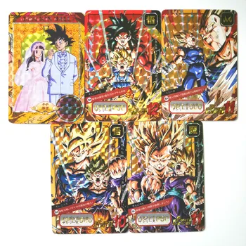 

50pcs/set Super Dragon Ball Heroes Battle Card Goku Bulma Master Roshi Game Collection Anime Cards