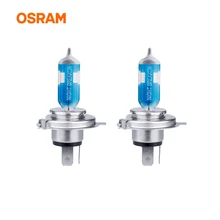 Лампа Ксеноновая OSRAM+ 150% яркий Night breaker лазерной 12В 55 Вт H4 галогенных ламп+ 150 м длинный луч+ 20% больше белого света H4 Hi/короче спереди и длиннее сзади) 9003/HB2 64193NL комплект из 2 предметов
