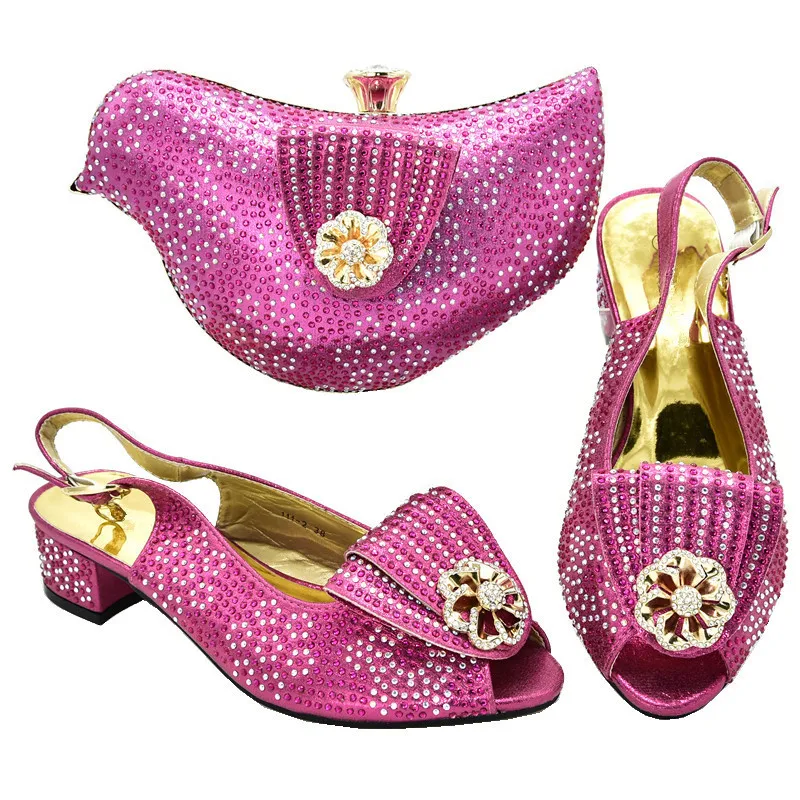 Комплект и итальянских туфель и сумочки для вечерние вечеринки, итальянский комплект из обуви и сумки оптом дизайнерские Роскошная обувь Для женщин