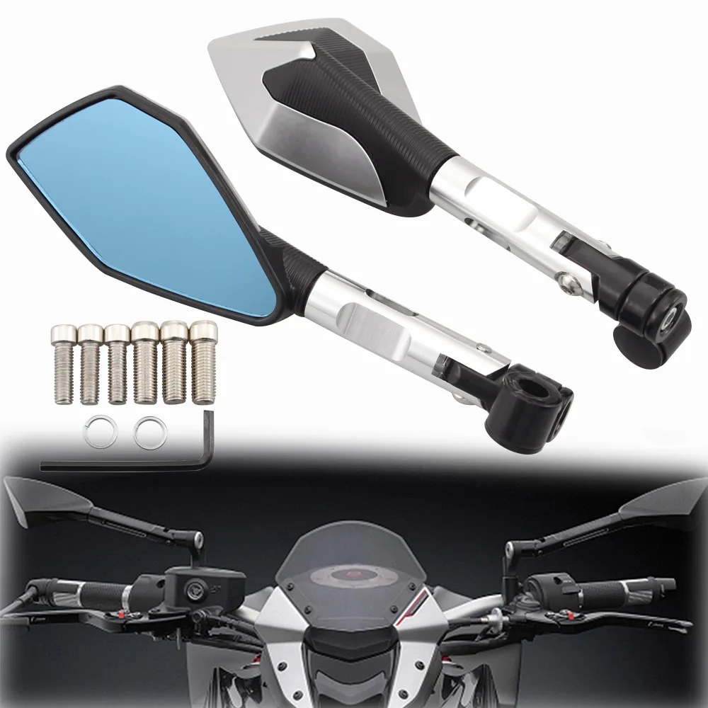 Универсальные зеркала для YAMAHA YS 150 Tmax 530 TDM 850 FZ6N MT10 C8 Nmax 155 Fazer8 мотоцикл зеркало