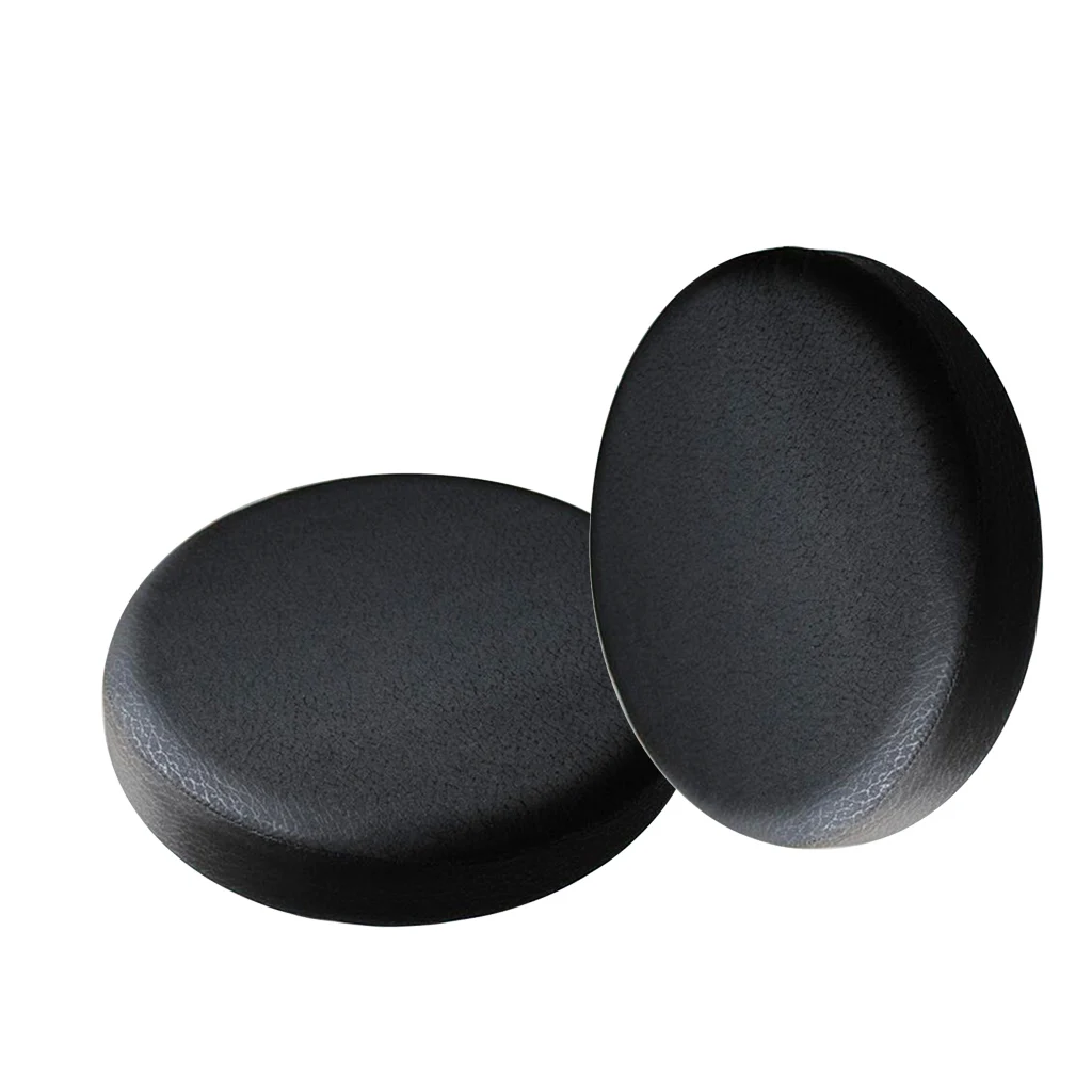 2xBlack_33x10cm водонепроницаемый Противоскользящий барный Чехол для стула круглый подъёмный чехол для кресла для салона гладкая поверхность