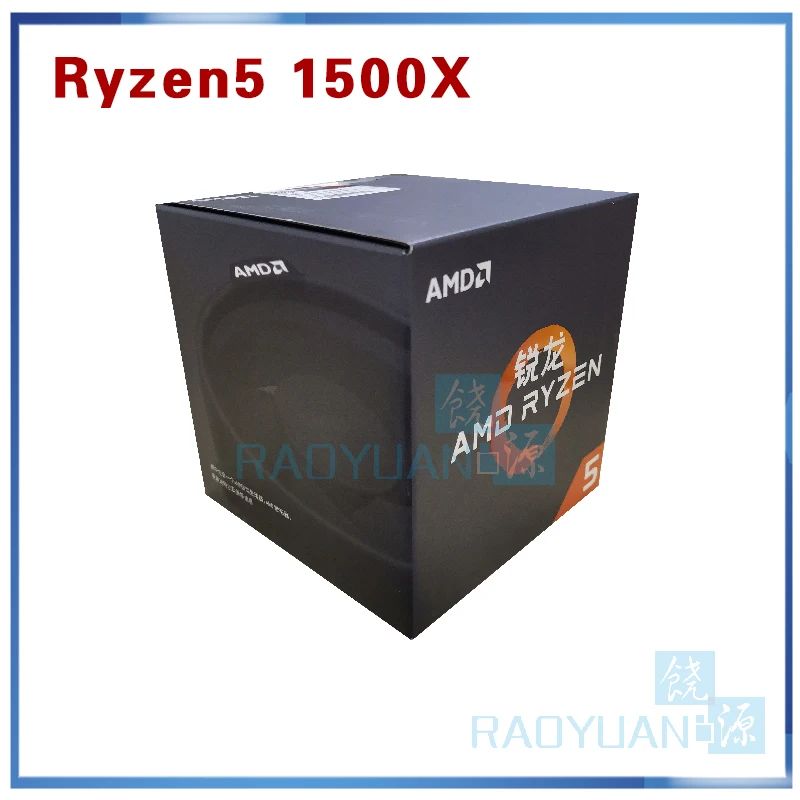 Процессор AMD Ryzen 5 1500X R5 1500X3,5 GHz четырехъядерный процессор L3 = 16M 65W YD150XBBM4GAE Socket AM4 с охлаждающим вентилятором