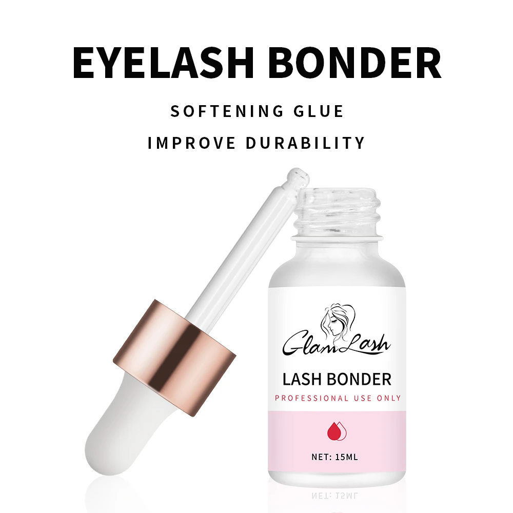 GLAMLASH Super Bonder 10ml/15ml Clear Liquid Fixing Agent for Eyelash