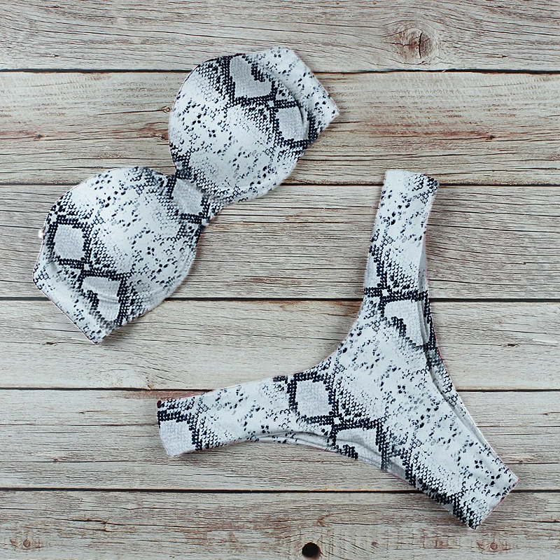 Sexy Push Up Bikini Swimwear Women Swimsuit 2020 New Leopard Brazilian Bikini Set Bathing Suit Female Summer Beach Wear Biquini