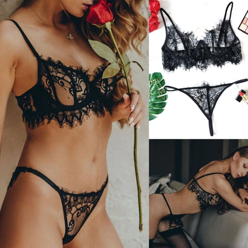 Sexy Lingerie G-String Sleepwear Set (1)