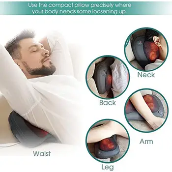 

Lumbar Vertebra Massage Cushion Spine Massager Cervical Massager Easy Massager for Shoulder and Waist for Home Office Car Use