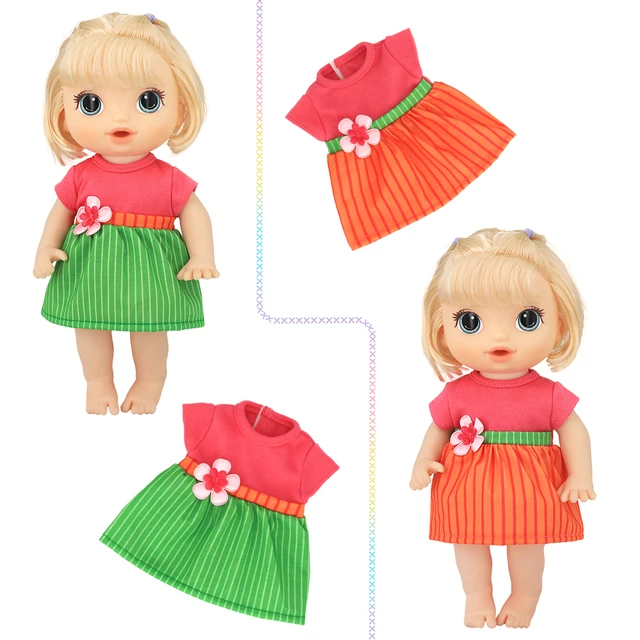 Roupas de boneca para 30 cm bebê vivo 12 polegada bonecas princesa