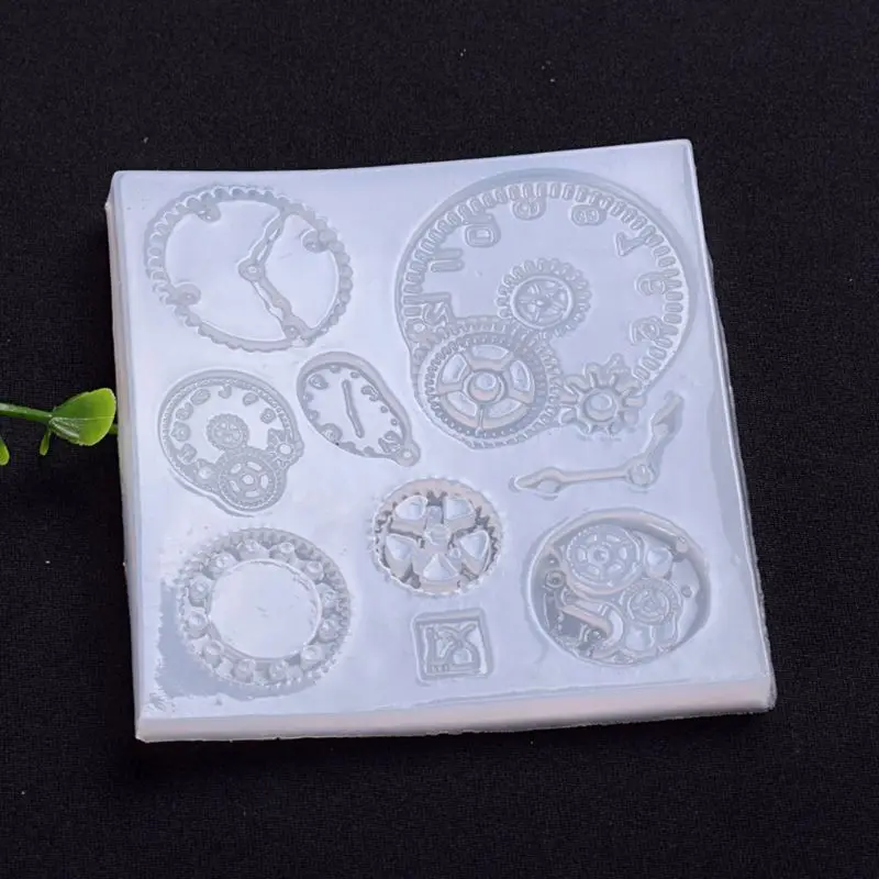 

Mechanical Clocks Pendant Resin Silicone Mold Jewelry Making Tools Art Crafts AXYD