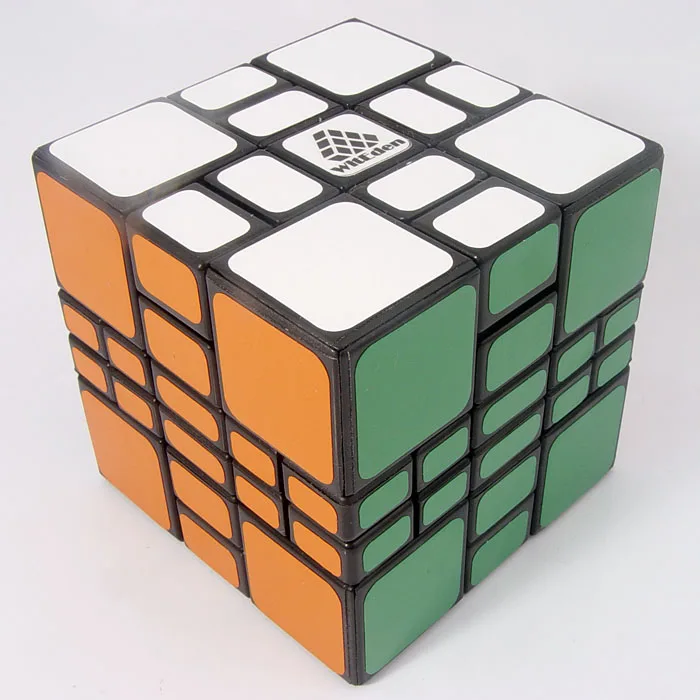 WitEden Mixup Plus 3x3x4 Wormhole волшебный куб головоломка коллекция Cubo Magico профессиональные Развивающие игрушки для детей - Цвет: Mixup 3x3x4 black