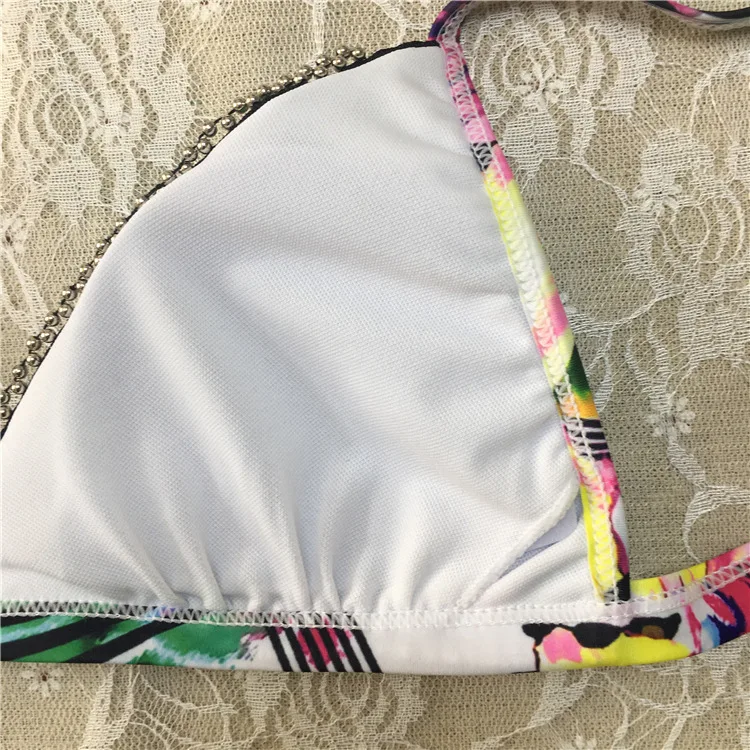 Print Bikini 2020 Swimwear Women Swimsuit Push Up Biquini Micro Sexy Bikinis Set Bathing Suit Female Retro Floral Beachwear