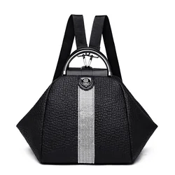 Waterproof Backpack For Women Anti-theft Outdoor Sports Travel Bag Backpack Pu Leather Large Capacity School Bag For Girls