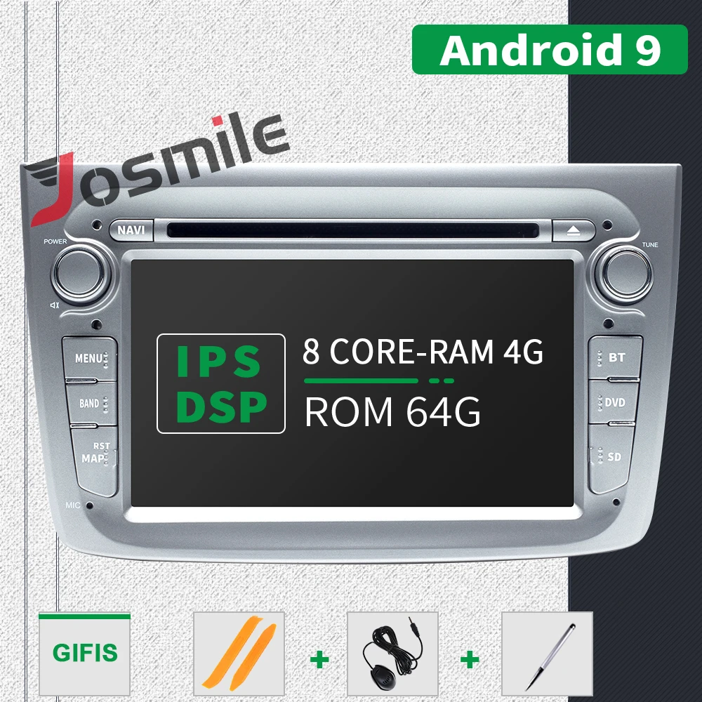 4GB 1 Din Android 9.0 Car Radio DVD Player For Alfa Romeo Mito 2008- Car Multimedia 8 Core RAM 4GB ROM 64GB GPS Navigation DSP 4GB 1 Din Android 9.0 Car Radio DVD Player For Alfa Romeo Mito 2008- Car Multimedia 8 Core RAM 4GB ROM 64GB GPS Navigation DSP