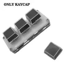 

10Pcs/set Transparent Keycaps Double-layer Keycaps Removable Paper Clips Custom MX Switch Relegendable Keycap Shell Protection