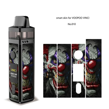 

10pcs High Quality Fashion Ultra Thin PVC Sticker For VOOPOO VINCI Mod Pod Vape Kit 11 Styles Fast Free Shipping