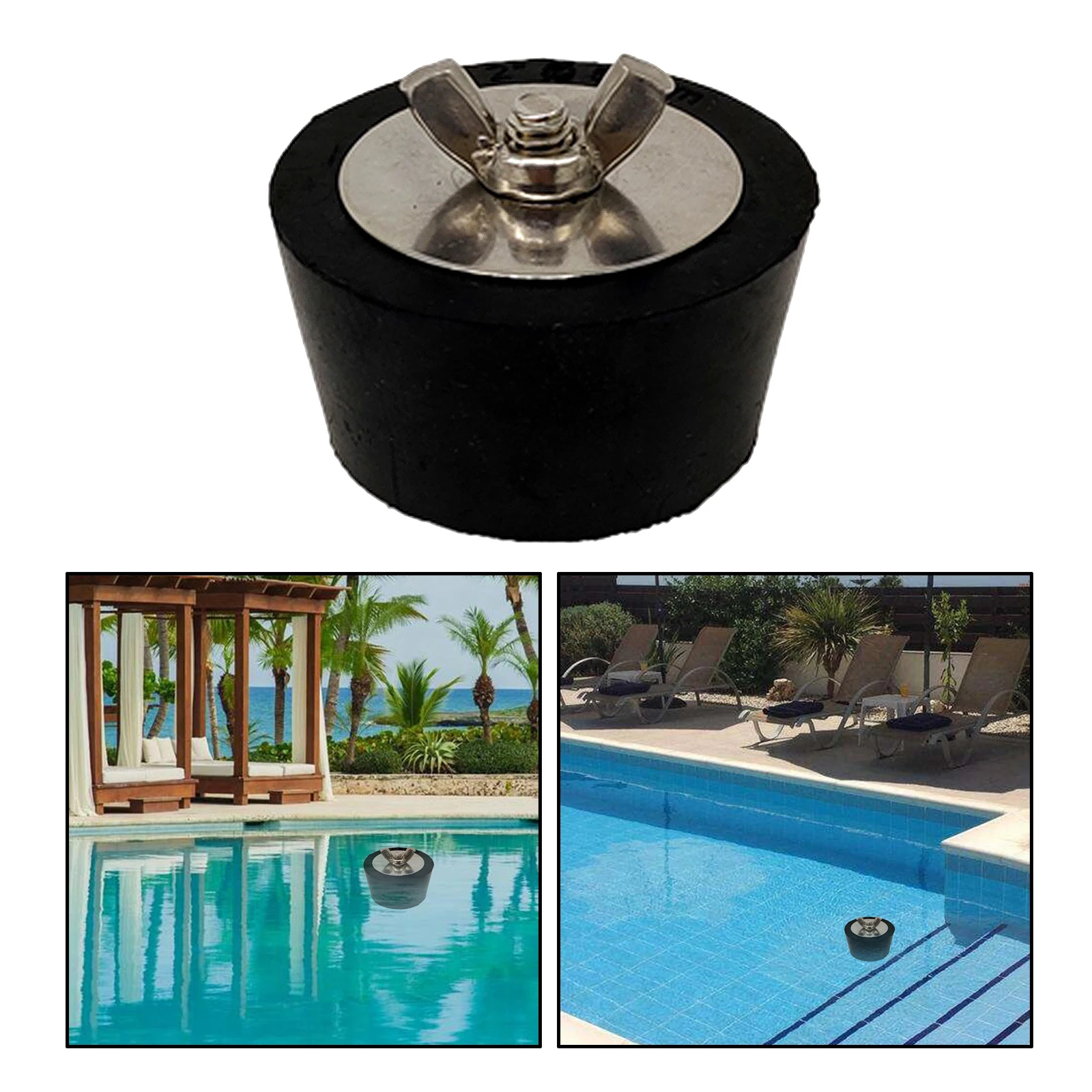 Rubber Plug Swimming Pool Winter Protective Equipment, 5.5x4.4x2.7cm