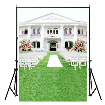 

WHISM 5X7 Feet Rectangular Photo Inkjet Home Decor Painting Church Wedding Theme Photography Background Cloth