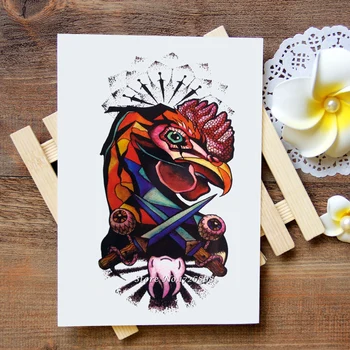 

Waterproof Temporary Tattoos Stickers Cock Tattoo Flash Water Transfer Tattoos fake tattoos for women men #342