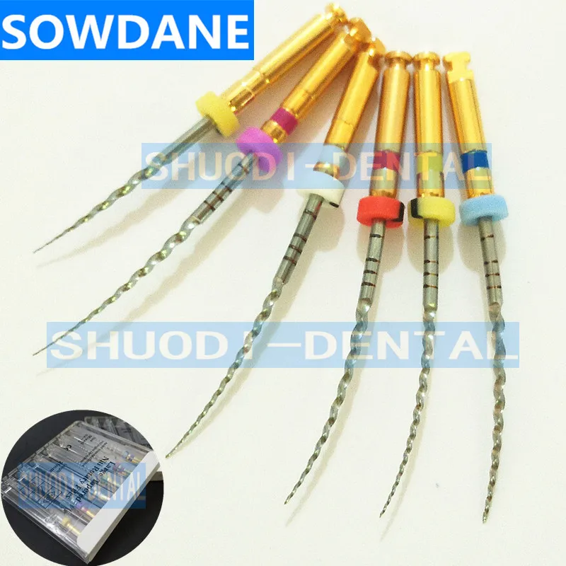 6 pcs/box Universal Dental Engine Use NiTi Super Rotary File SX F3 21mm