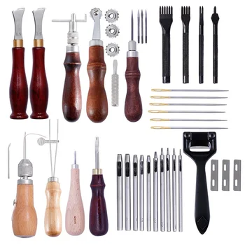

DIY Leather Tool Manual Suit 2019NEW Hot Accessory Hand Sewing Craft Working Professional High Grade Durable Practical Quality