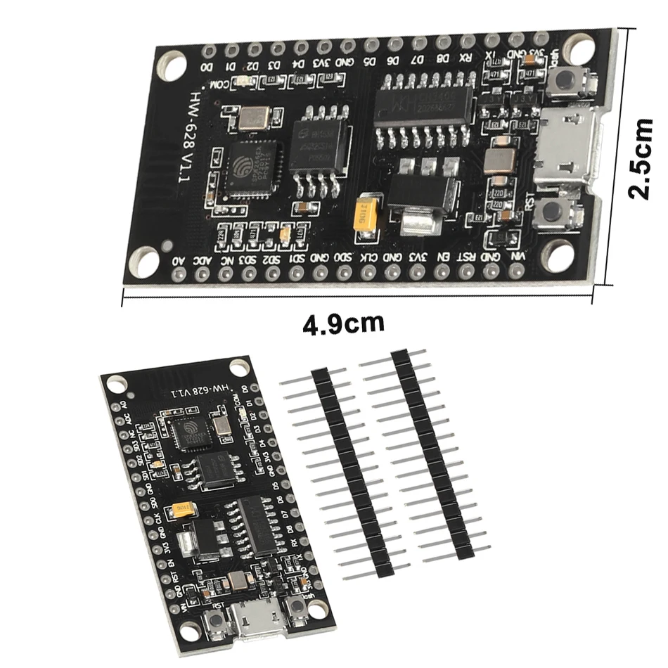 CH340G NodeMCU V3 Lua WiFi Module Integration of ESP8266 + Extra 32M Memory Flash USB Serial CH340G for Arduino