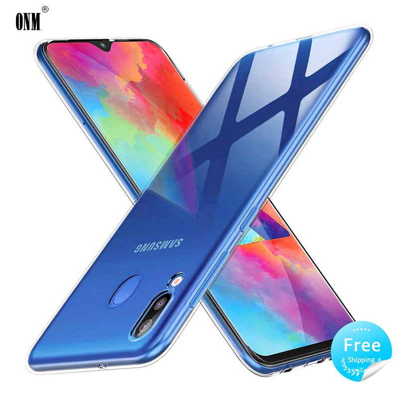 Чехол для Samsung Galaxy M20 TPU силиконовый прозрачный чехол-Бампер Мягкий чехол 6 3