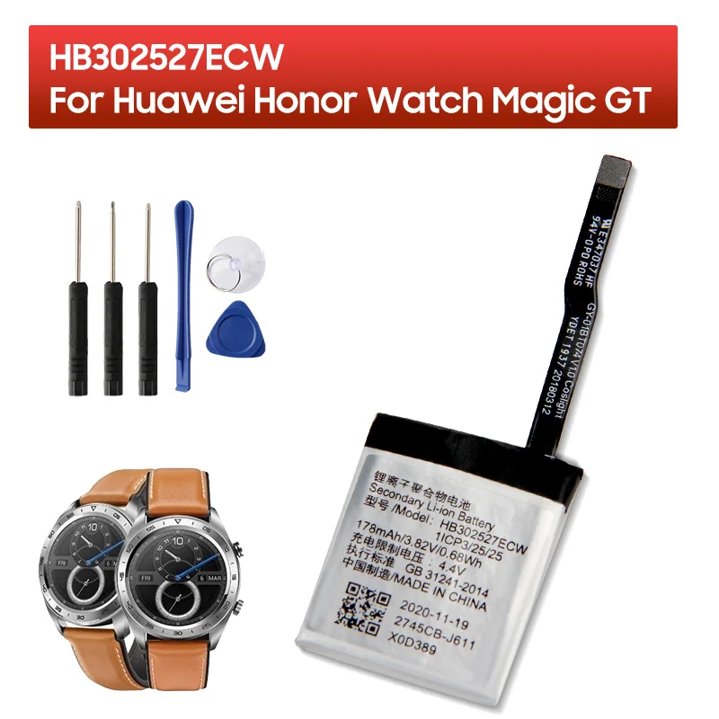 Оригинальный запасной аккумулятор HB302527ECW для Huawei Honor Watch Magic GT 178 мАч | Мобильные