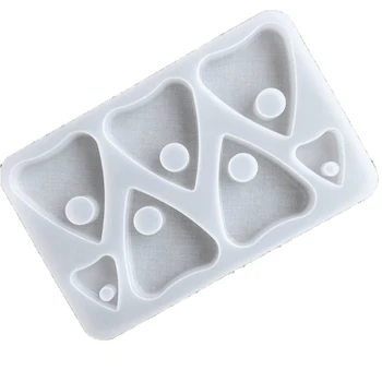 

Epoxy Resin Molds for Jewelry Making Heart Shape Earring Charms Necklace Pendant Transparent Silicone Mold Accessories