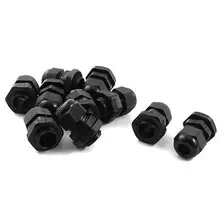 10 шт. нейлон натяжения PG9 сальники разъем для 4-8 мм диаметр кабеля