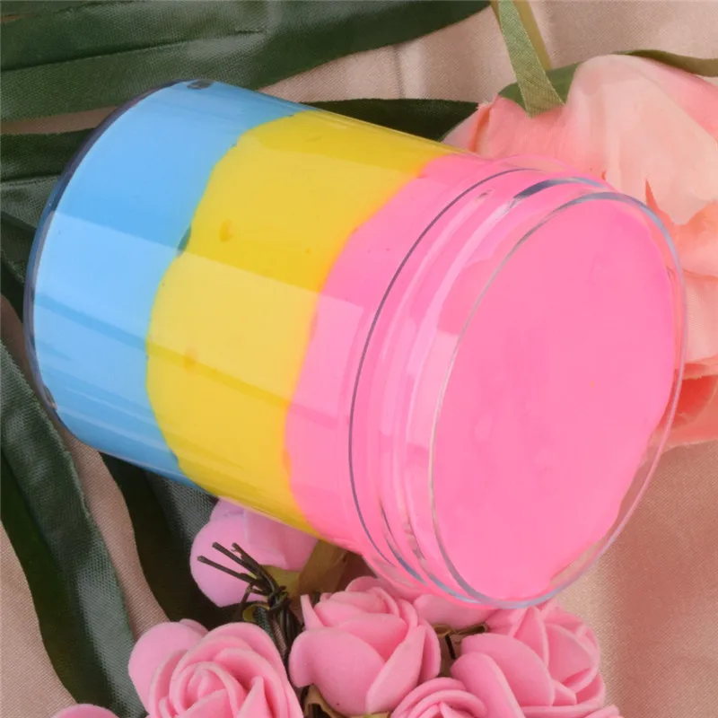 slime additives Fluffy Cloud Slime Scented Therapeutic Putty Cotton Candy Slime Supplies Stress zabawki dla dzieci  #4AA14 (6)