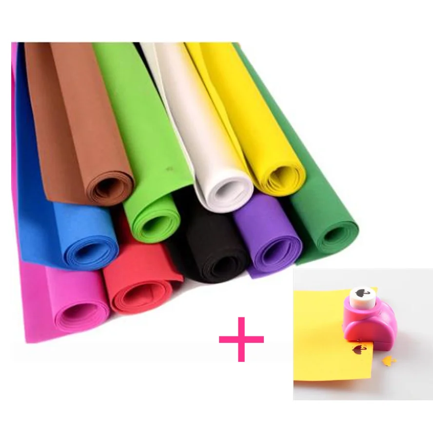10 mix color gift 10шт 50* 50 см фоамиран для рукоделия - Цвет: 10 mix color gift