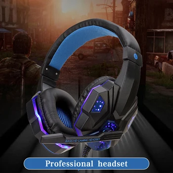 

PS4 Headphones with Microphone Hi-Fi Gaming Headset Computer Portable Earphone For PC PS4 Xbox One Mobile Lighting Game Headset