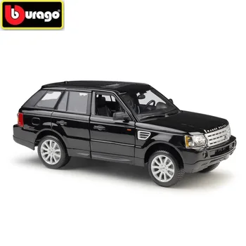 

BBURAGO 1:18 LAD ROVER Range Rover Sport Diecasts Simulation Alloy Car Model High-end Gift Collection Metal Toy Ornaments Black