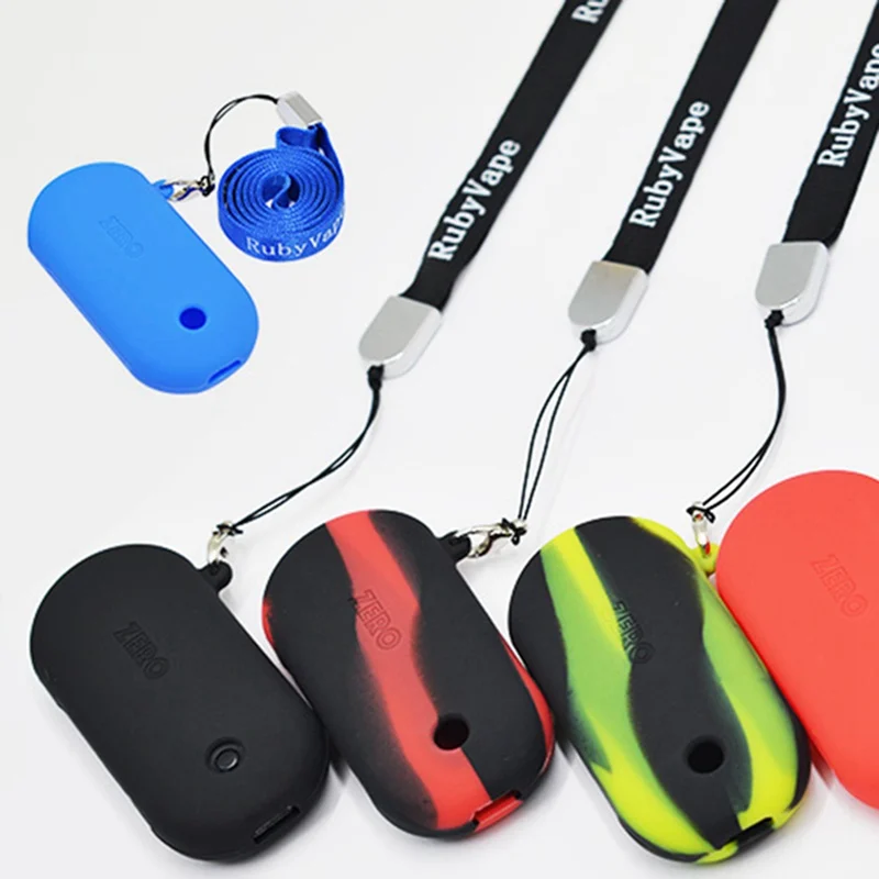 Silicone Case Protective Cover Shield Wrap Sleeve Skin With Lanyard Sling For Vaporesso Renova Zero Case