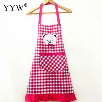 

Couple Bear Kitchen Apron For Hairdresser Aprons For Woman Cooking Apron Waterproof And Oil-Proof Apron Kitchen Polyester Apron