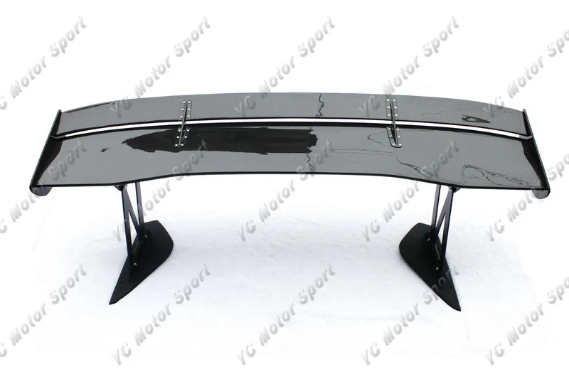 2001-2007  Mitsubishi Evolution 7-9 Voltex Type5 Style GT Wing 1600mm CF with 390mm Aluminum Stand (2)