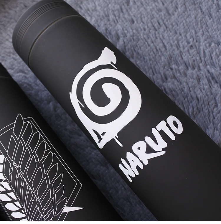 Oussirro NARUTO NINJAR тема японские Мультяшные, из нержавеющей стали термос чашка оригинальность портативный бутылка для воды