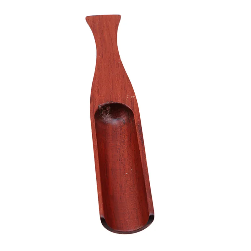 Полезная Ретро китайская деревянная чайная ложка из черного дерева красного дерева ручной работы из массива дерева чайная ложка чайный лопатка чайный набор кунг-фу аксессуары